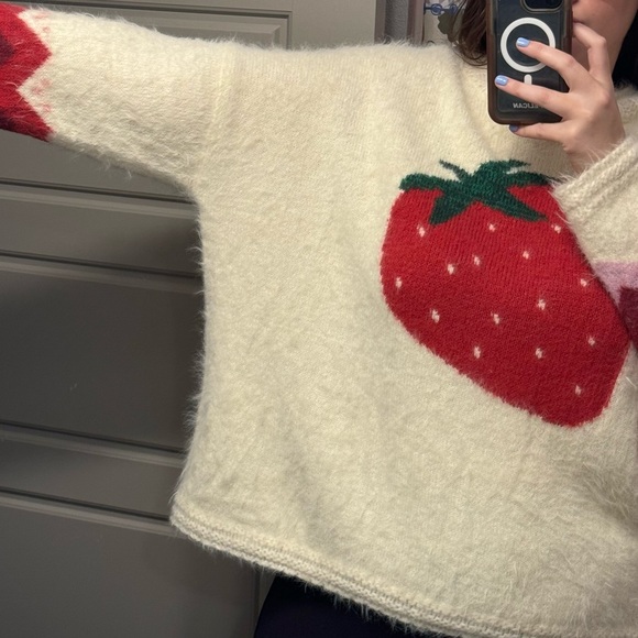 Free People Strawberry Sweater (L) - Picture 3 of 3